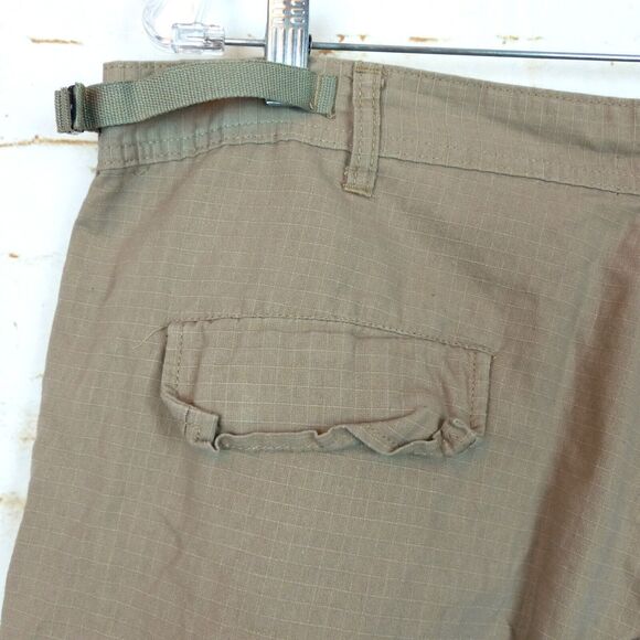 Artform Ripstop Cargo Pants Mens XL 40X30 Khaki Fatigue Button Fly Skate Rothco - Picture 11 of 14